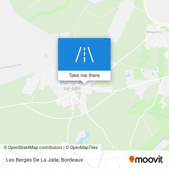 Les Berges De La Jalle map