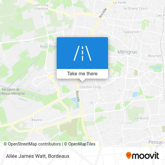Allée James Watt map