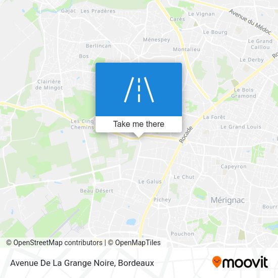 Avenue De La Grange Noire map
