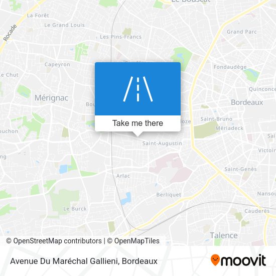 Avenue Du Maréchal Gallieni map