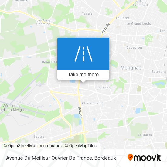 Avenue Du Meilleur Ouvrier De France map