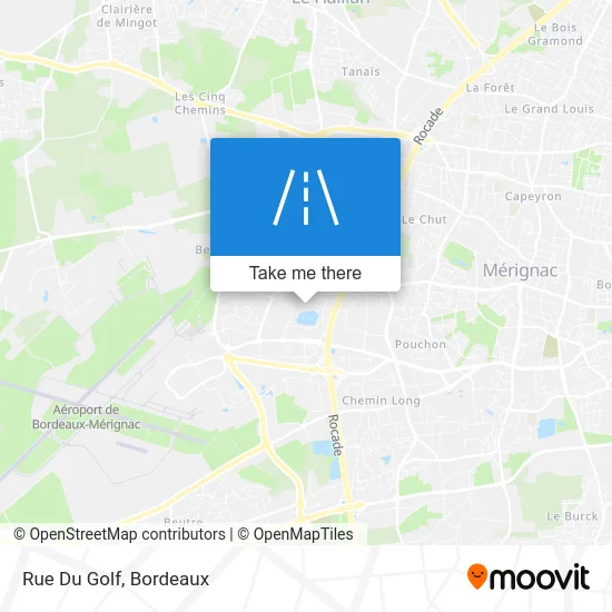 Rue Du Golf map