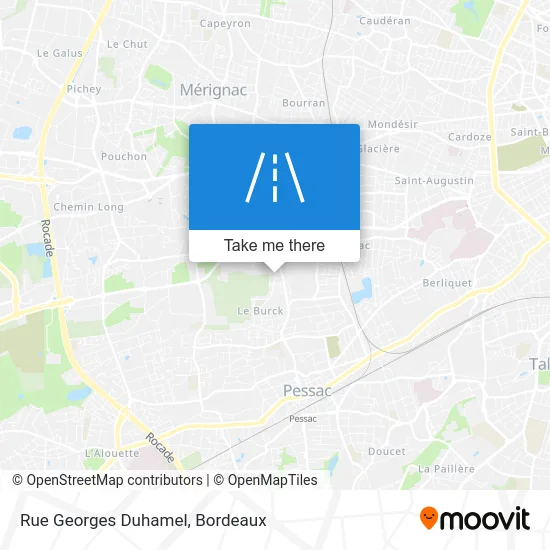 Rue Georges Duhamel map