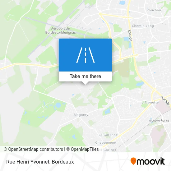 Rue Henri Yvonnet map