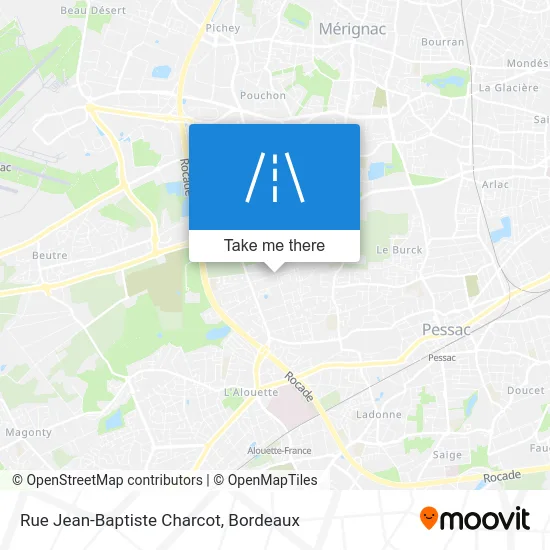 Mapa Rue Jean-Baptiste Charcot