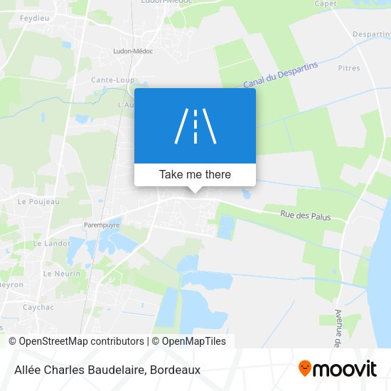 Allée Charles Baudelaire map