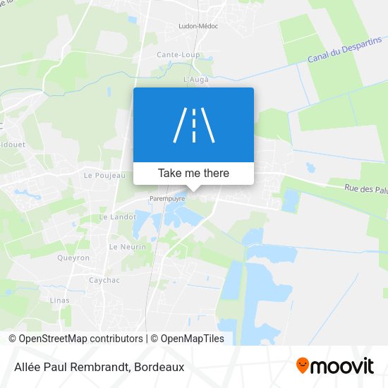 Allée Paul Rembrandt map