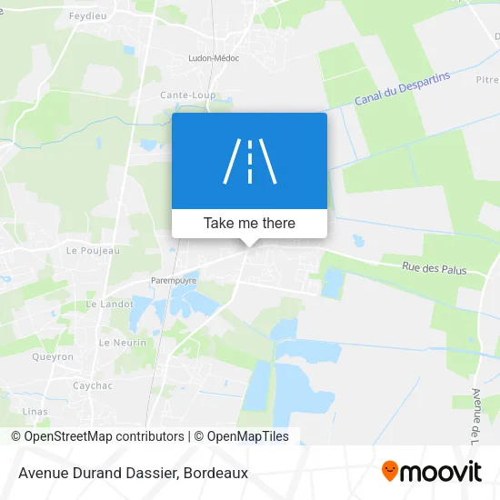 Avenue Durand Dassier map