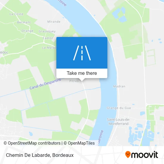 Chemin De Labarde map