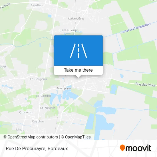 Rue De Procurayre map