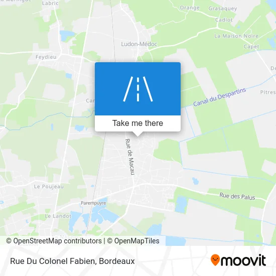 Rue Du Colonel Fabien map