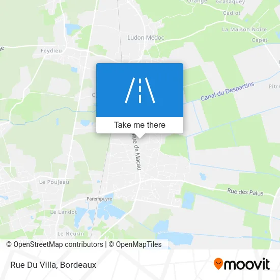 Rue Du Villa map