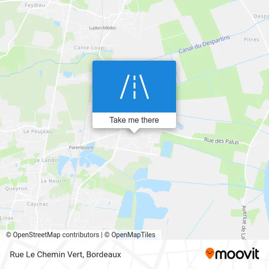 Rue Le Chemin Vert map