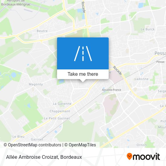 Allée Ambroise Croizat map