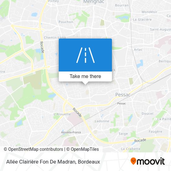 Allée Clairière Fon De Madran map