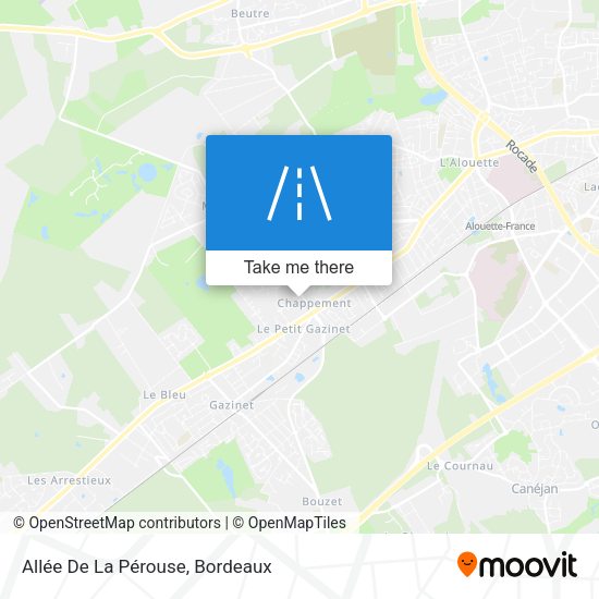 Allée De La Pérouse map