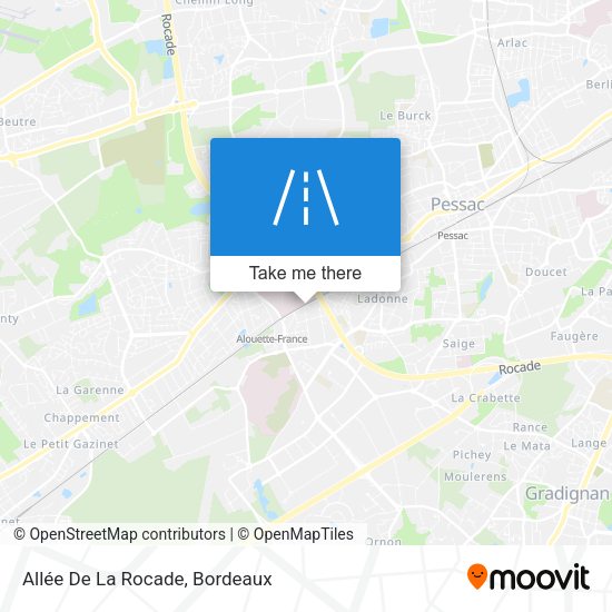 Allée De La Rocade map