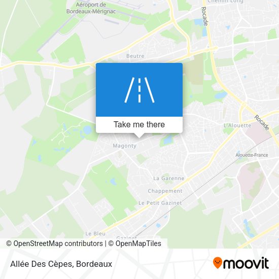 Allée Des Cèpes map
