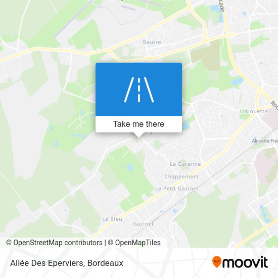 Allée Des Eperviers map