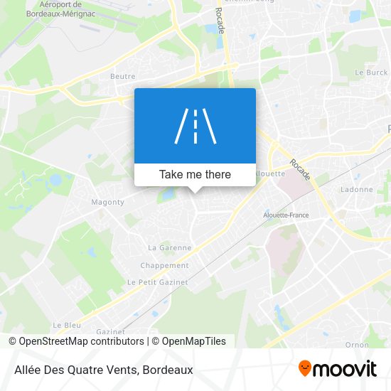 Allée Des Quatre Vents map