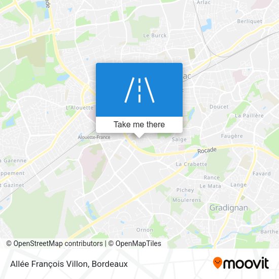 Allée François Villon map