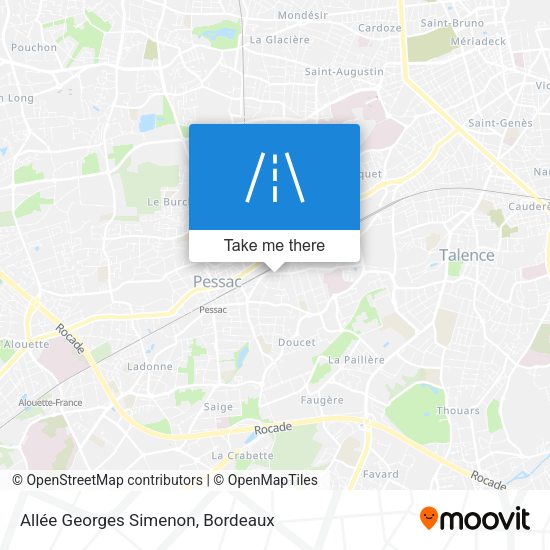 Allée Georges Simenon map