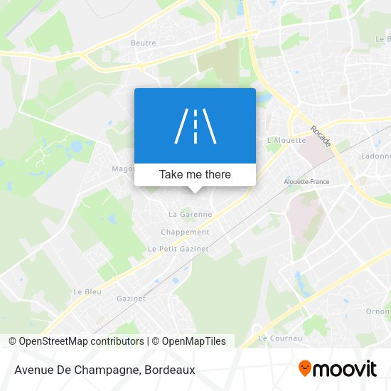 Avenue De Champagne map