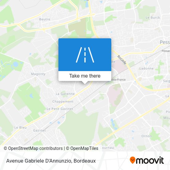 Avenue Gabriele D'Annunzio map