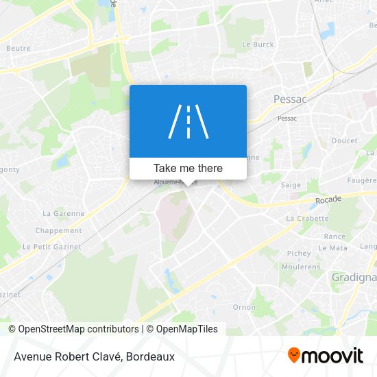 Avenue Robert Clavé map