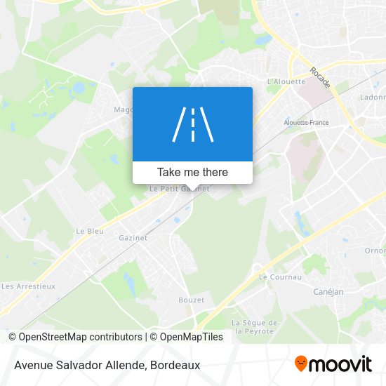 Avenue Salvador Allende map