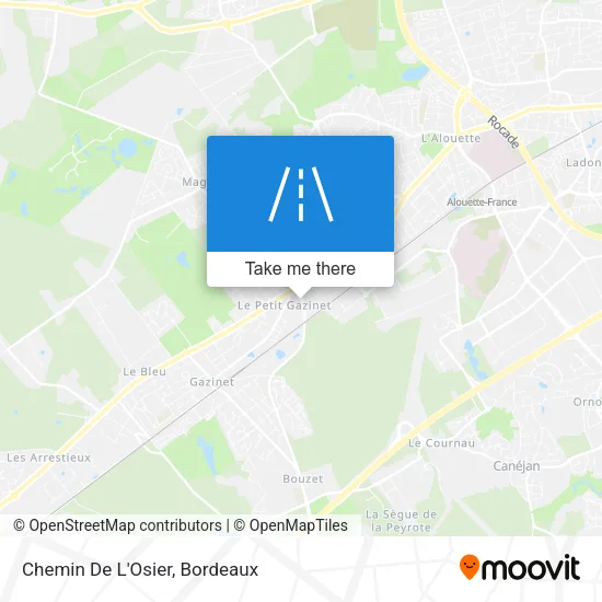Chemin De L'Osier map