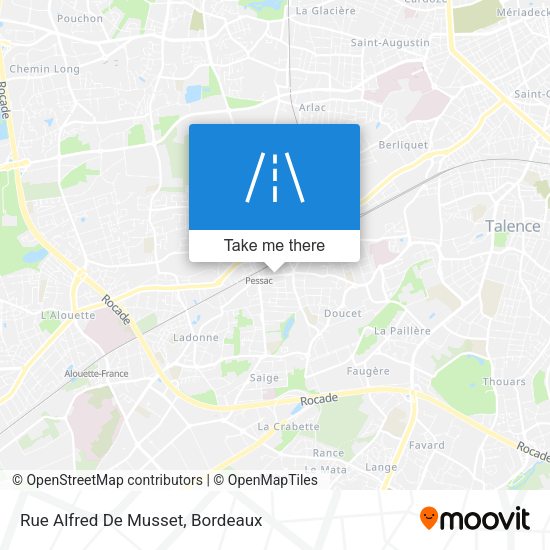 Rue Alfred De Musset map