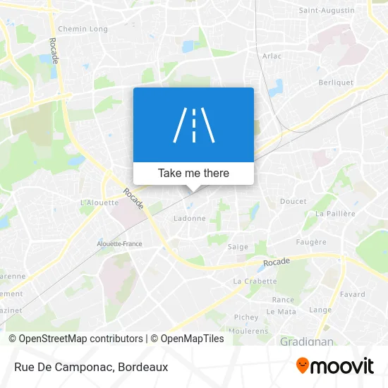 Rue De Camponac map