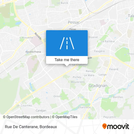 Rue De Canterane map