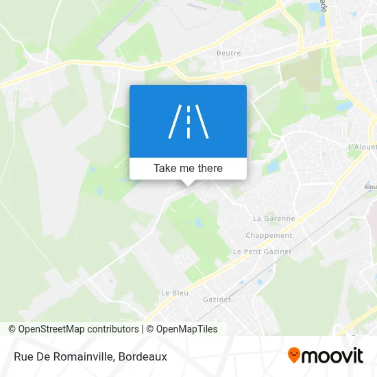 Rue De Romainville map