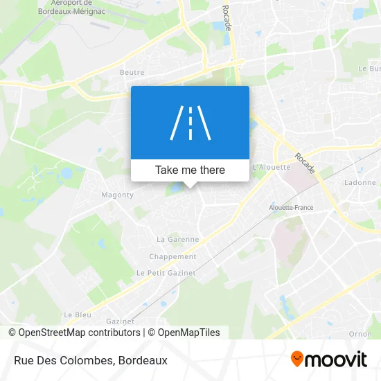 Rue Des Colombes map