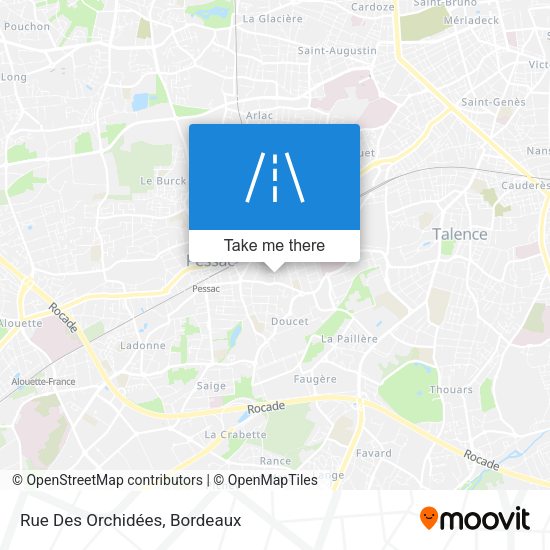 Rue Des Orchidées map