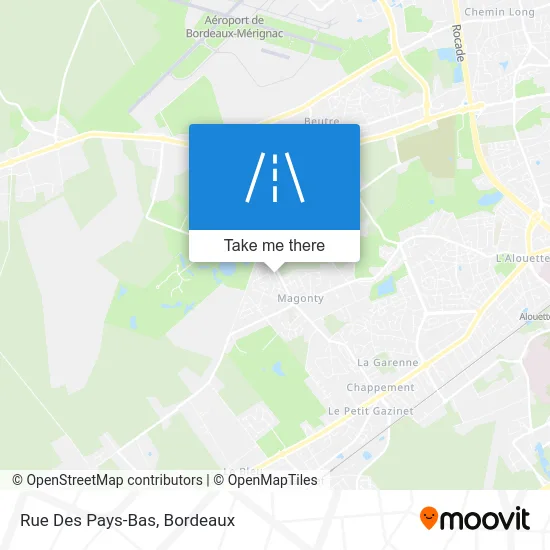 Rue Des Pays-Bas map