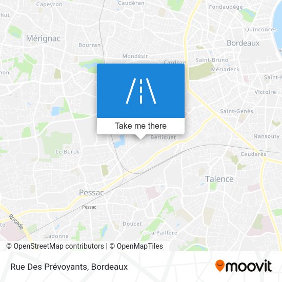 Rue Des Prévoyants map