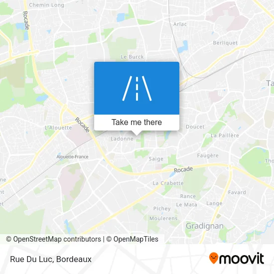 Rue Du Luc map