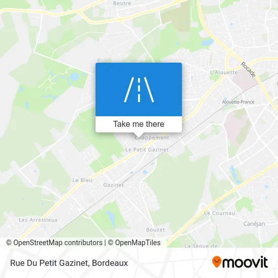 Rue Du Petit Gazinet map