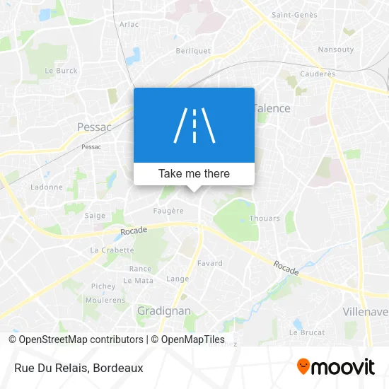 Rue Du Relais map