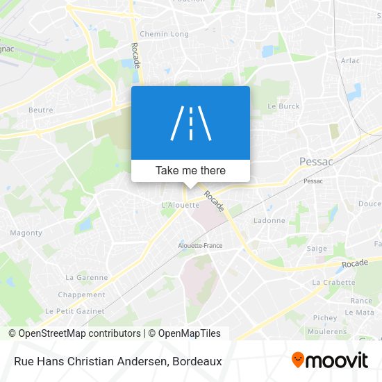 Rue Hans Christian Andersen map