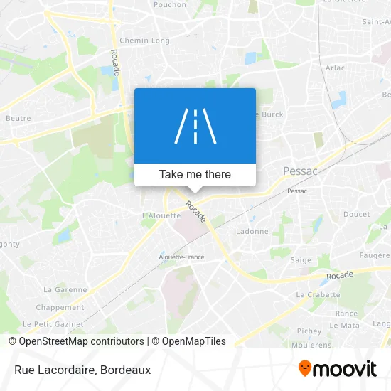 Rue Lacordaire map