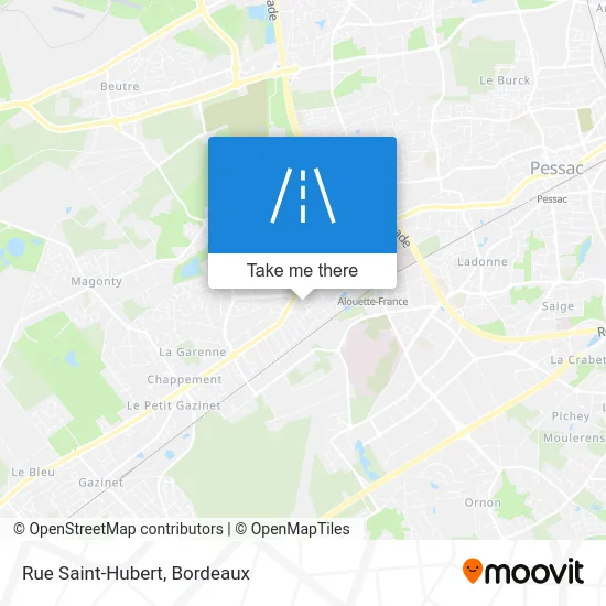 Rue Saint-Hubert map