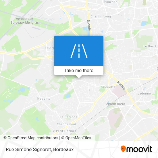 Rue Simone Signoret map