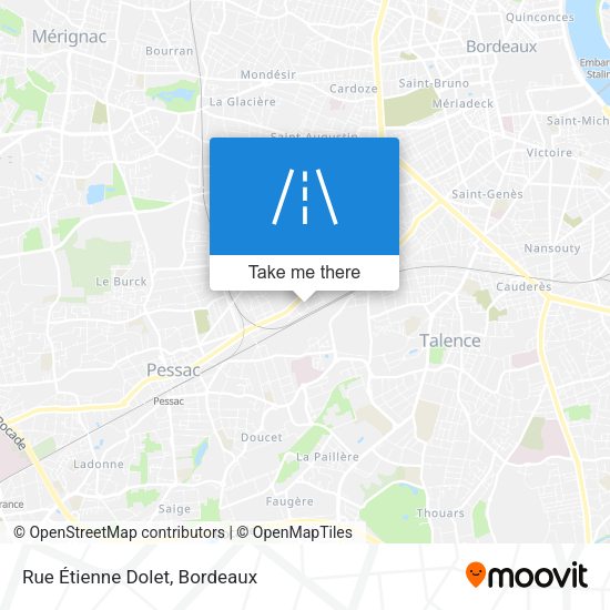 Rue Étienne Dolet map