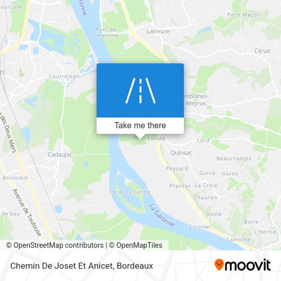 Chemin De Joset Et Anicet map