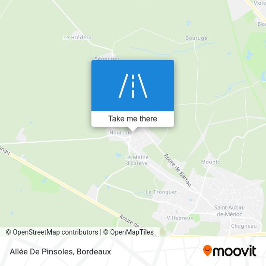 Allée De Pinsoles map