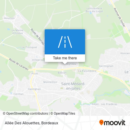 Allée Des Alouettes map